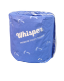 Premium 2ply 3644 Toilet Tissue Wrapped 48 rolls Whisper 400 sheet