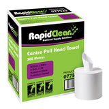 RapidClean Centre Pull Hand Towel 20cm x 300m 4pack