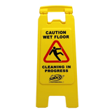 Caution Wet Floor A-Frame Yellow SABCO