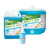 RapidClean Spray 'N' Wipe Multi Purpose Cleaner (various sizes)