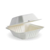 Biopak White Plant Fibre Clamshell