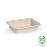 Biopak 500ml Natural Plant Fibre Takeaway Base