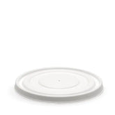Biopak 500-1,000ml White Plant Fibre BioBowl Lid (Carton 400)