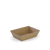 Biopak BioBoard Kraft Tray #1 131 x 91 x 50mm - (Carton 500)