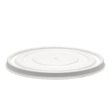 Biopak 430-950ml / 12oz-32oz White Plant Fibre BioBowl Lid