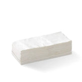 Biopak 1-Ply 1/8 Fold White Lunch BioNapkin (Carton 3000)