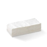 Biopak 1-Ply 1/8 Fold White Lunch BioNapkin (Carton 3000)