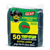 Glad® Tuff Stuff® Garbage Bag XLarge 70-77L (50 pack)