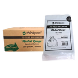 73-77L Bin Liners, Black, General Purpose 250pk