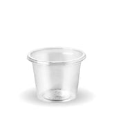 Biopak 30ml Clear PLA Sauce BioCup (Carton 5000)