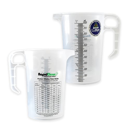RapidClean PourMaxx Measuring Jugs Various sizes