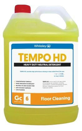 Whiteley Tempo HD 5L Heavy Duty Neutral Detergent