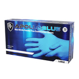 Apollo Nitrile Blue Examination Gloves 100-pack (various sizes)