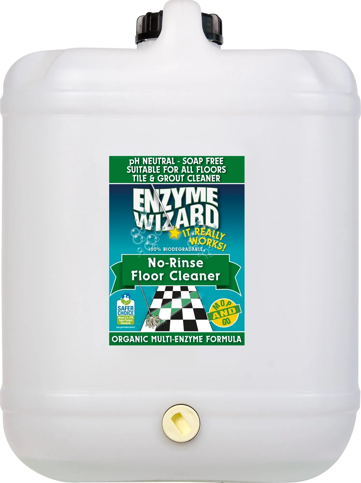 Enzyme Wizard No-Rinse Floor Cleaner Various Sizes
