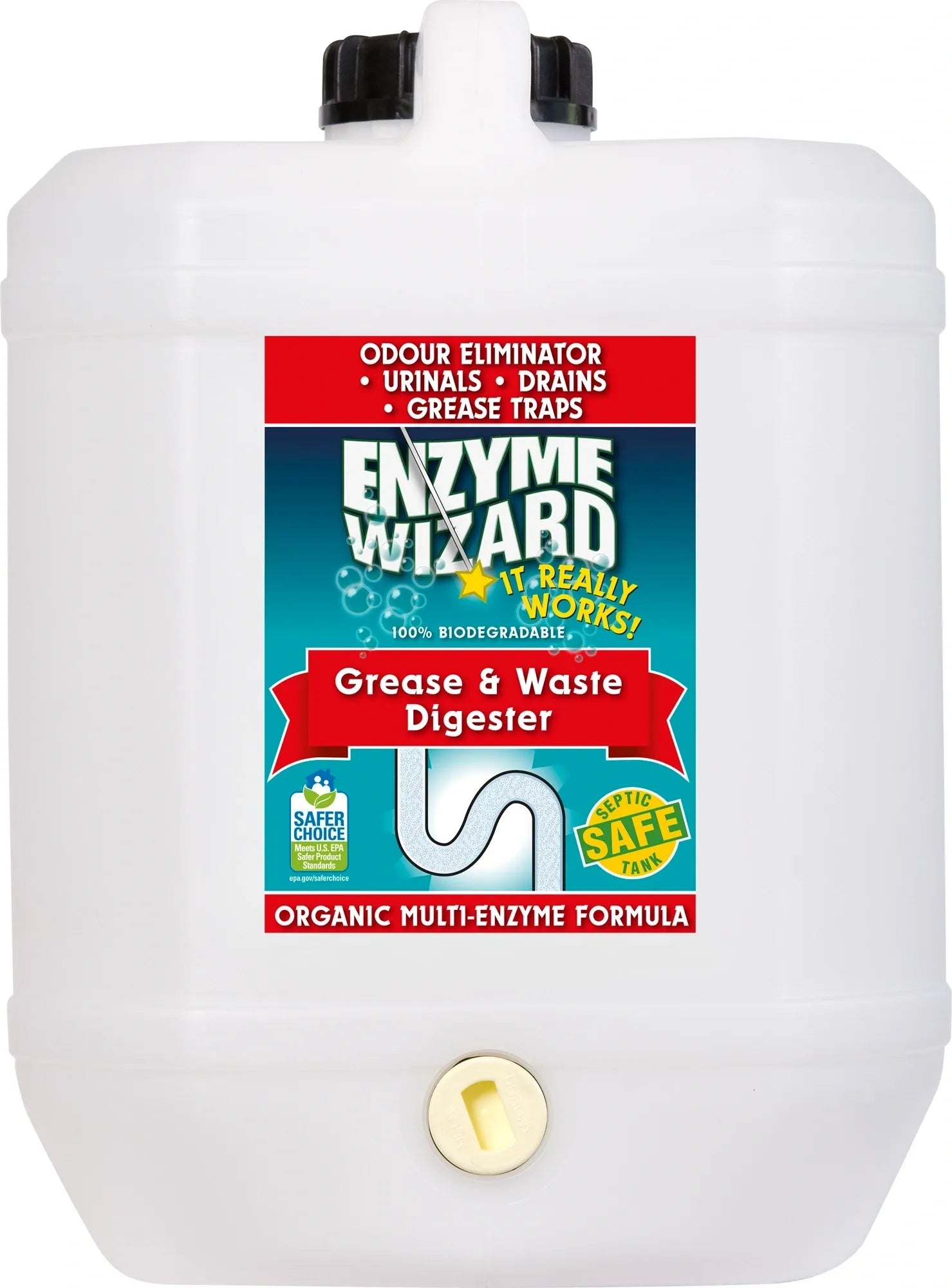 Enzyme Wizard Grease & Waste Digester Various Sizes
