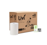 Livi Essentials Hand Towel Roll 1 Ply 80m x 16 1200