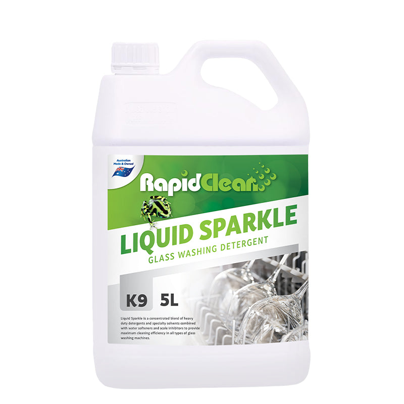 RapidClean Liquid Sparkle - Glass Washing Detergent 5L