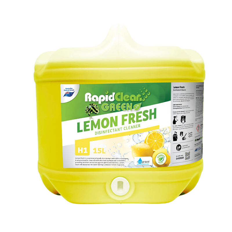 RapidClean Lemon Fresh Disinfectant Cleaner (various sizes)