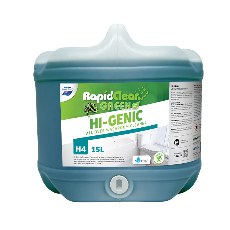 RapidClean Hi-Genic All Over Washroom Cleaner (various sizes)
