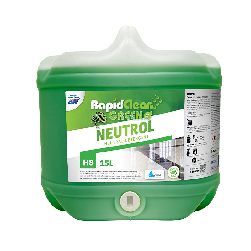 RapidClean Neutrol Low Foaming Neutral Detergent (various sizes)
