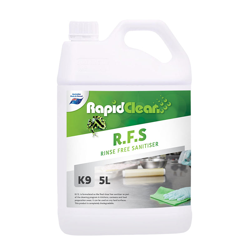 RapidClean R.F.S Rinse Free Sanitiser Various Sizes