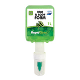 RapidClean Hair & Body 1L Foam Pod