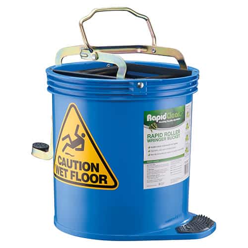 RapidClean Roll Wringer Bucket 15L (various colours)