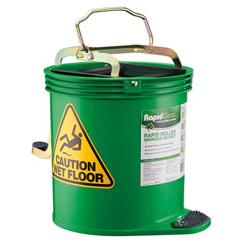 RapidClean Roll Wringer Bucket 15L (various colours)