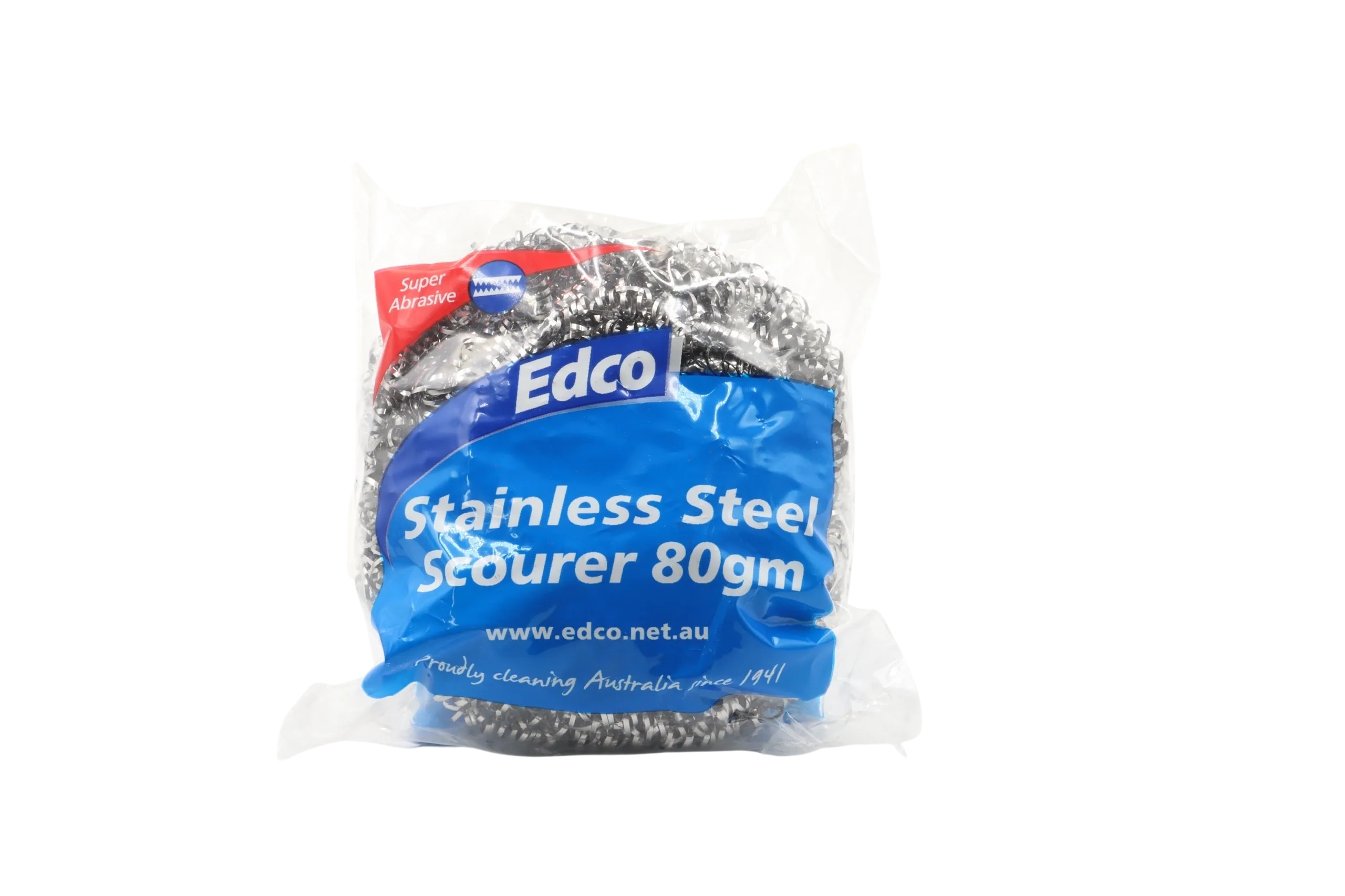 Stainless Steel Scourer 80GM Single Pack EDCO