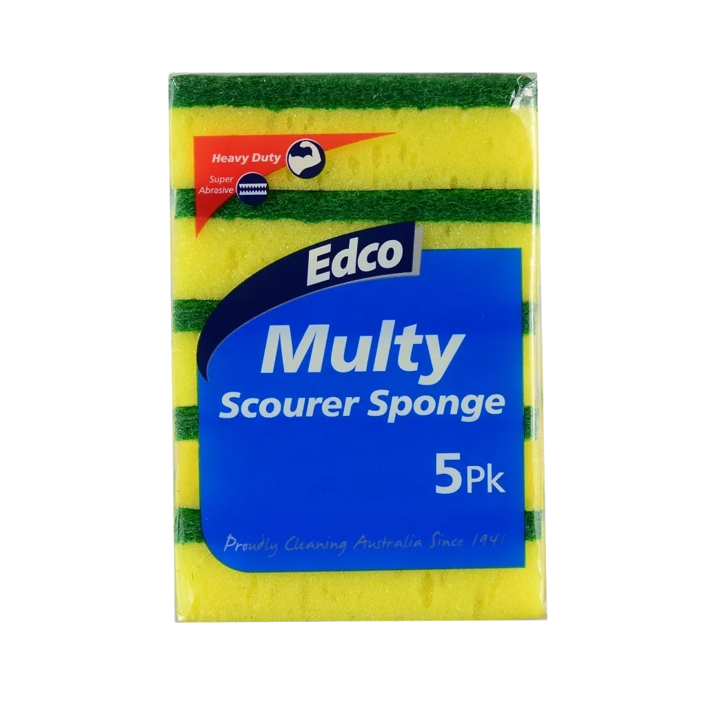 Multy Scourer Sponge (5pk) EDCO