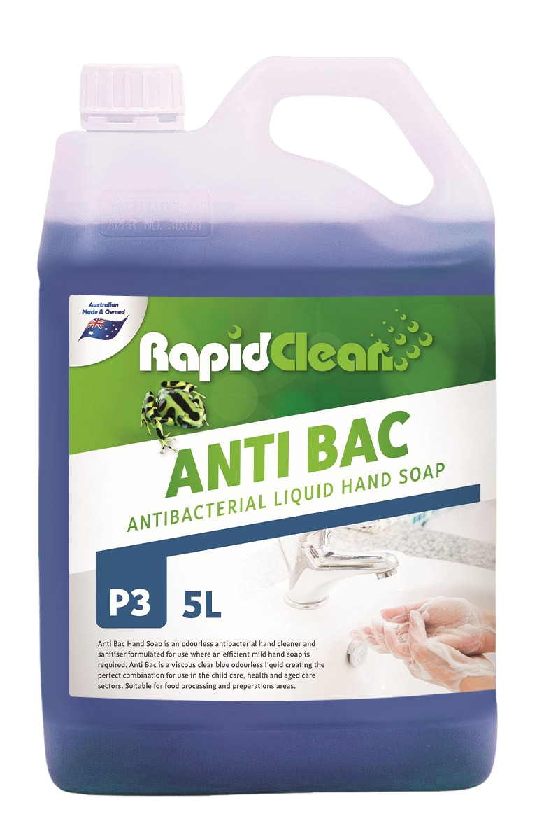 Rapid Clean Anti Bac Antibacterial Liquid Hand Soap 5L
