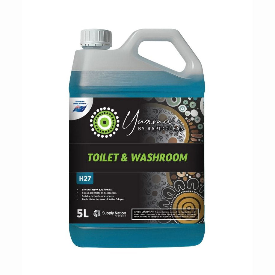 RapidClean Yaama Heavy Duty Toilet & Washroom cleaner 5L