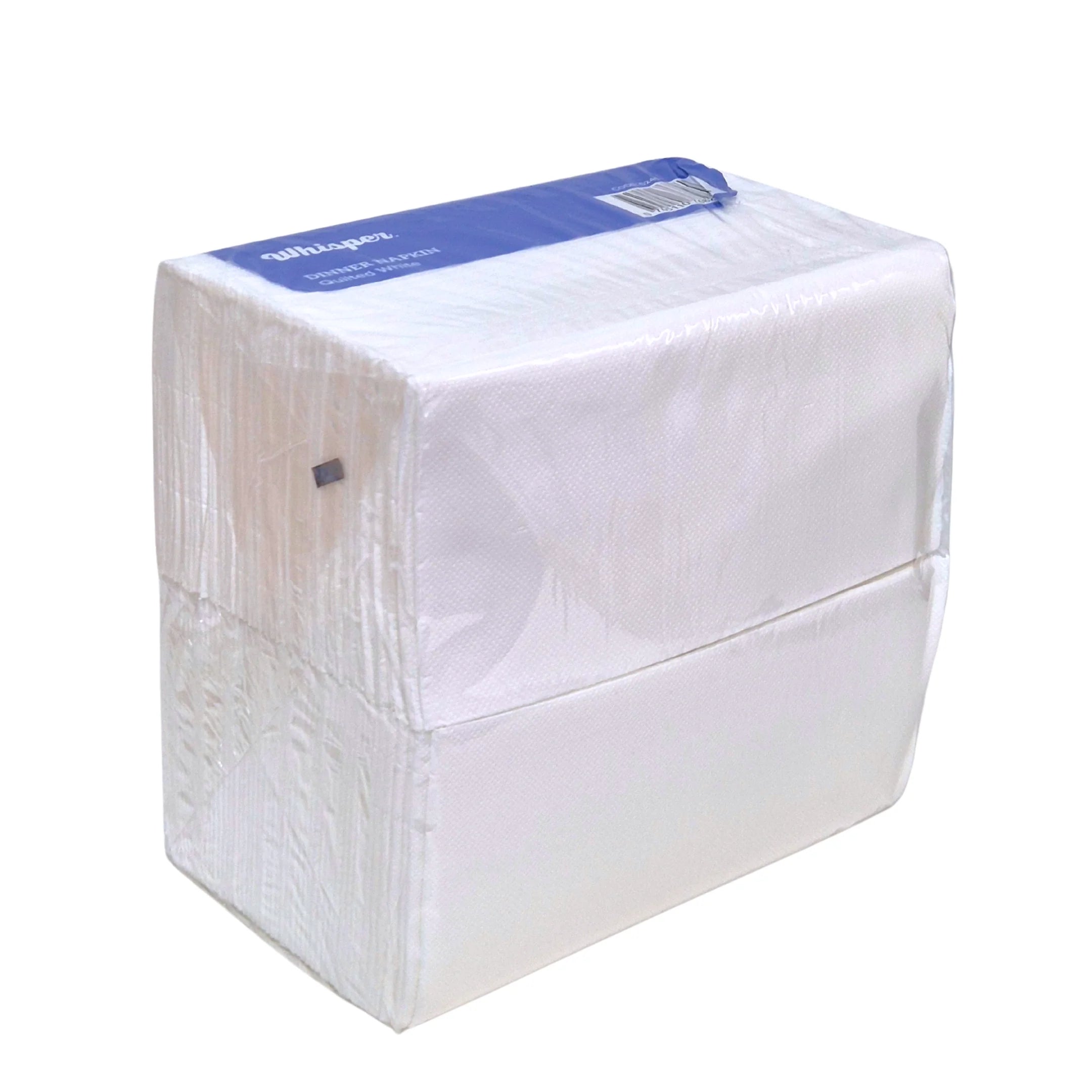 Whisper 6246 Quilted Dinner Napkins GT White (10 packs x 100 sheets)