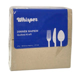 Whisper 6247 Quilted Dinner Napkins GT Kraft (10 packs x 100 sheets)