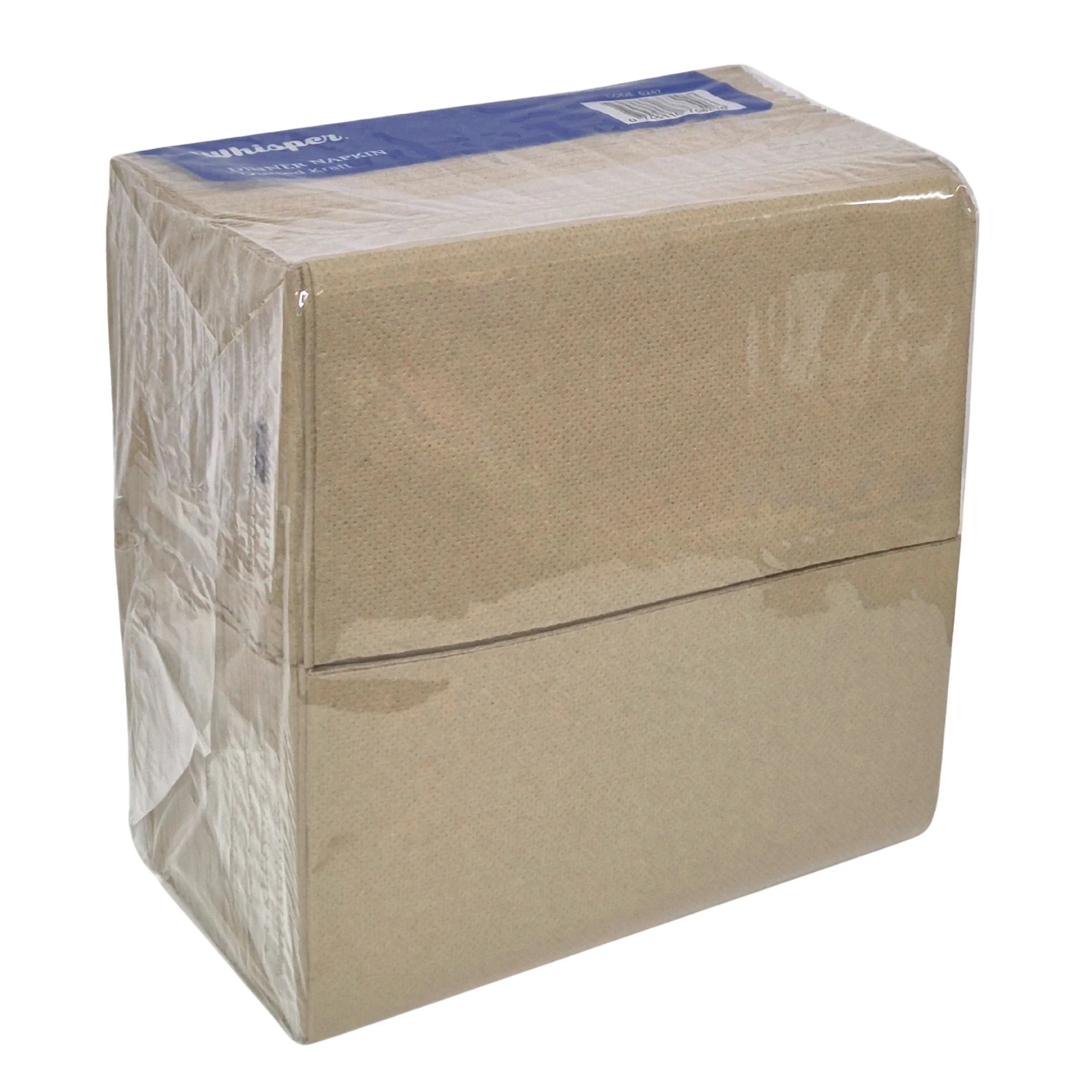 Whisper 6247 Quilted Dinner Napkins GT Kraft (10 packs x 100 sheets)