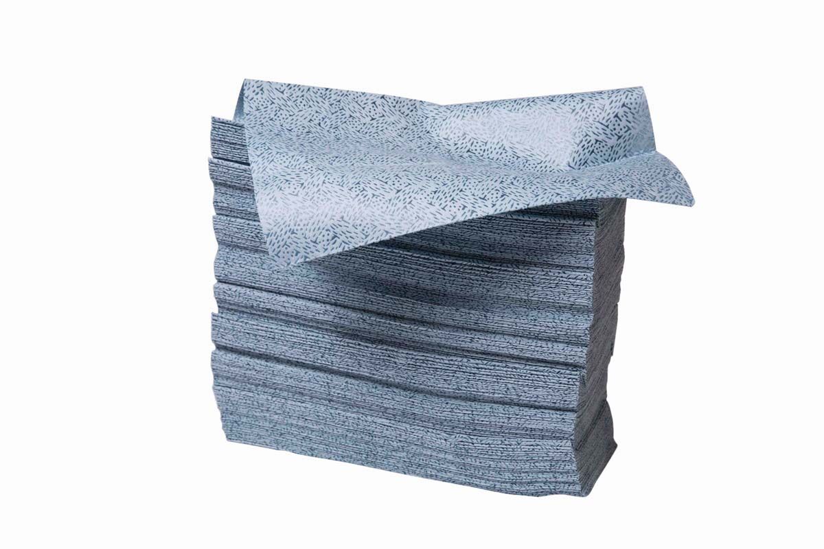 Truprep Melt Blown Polypropylene EPIC Wipes Blue 42cm x 32cm (Ctn 250)