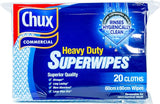 Chux® Superwipes® Heavy Duty Blue 60x60cm Pk20