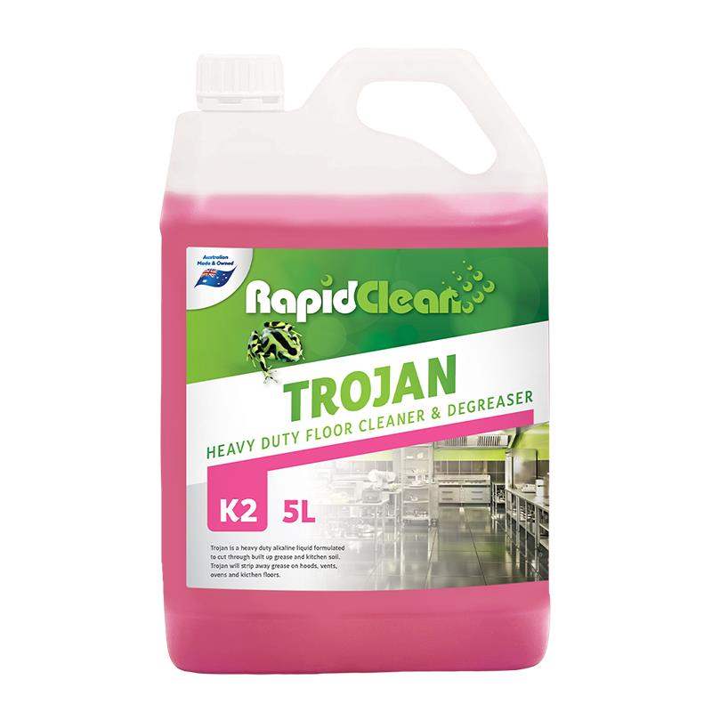 RapidClean Trojan Heavy Duty Floor Cleaner & Degreaser 5L