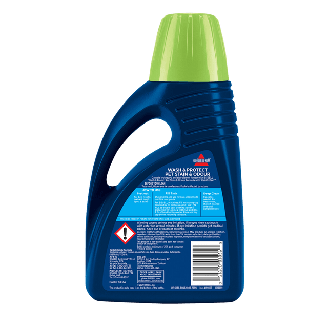 Bissell Wash & Protect Pet Stain & Odour 750ml
