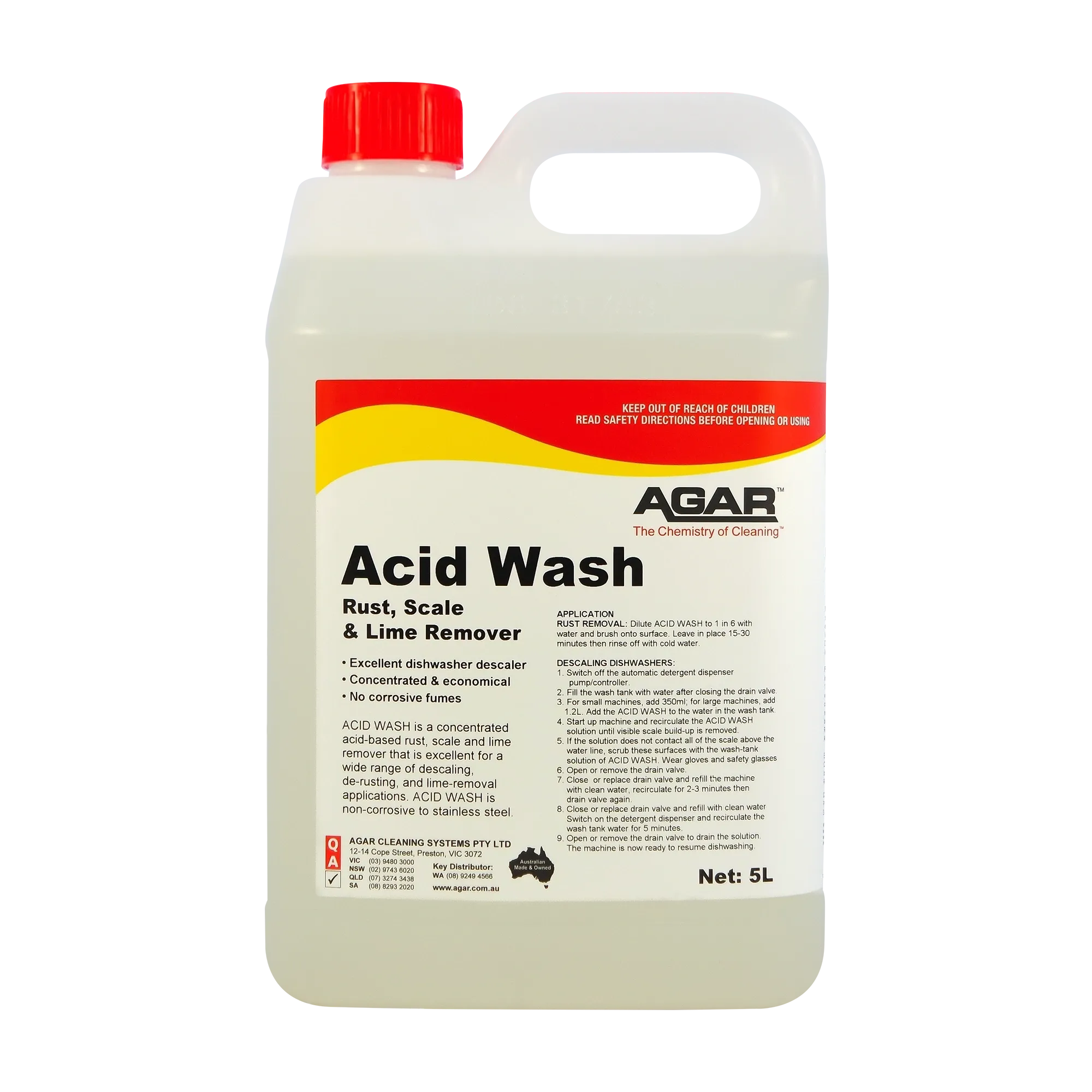 Agar Acid Wash Rust, Scale and Lime Remover