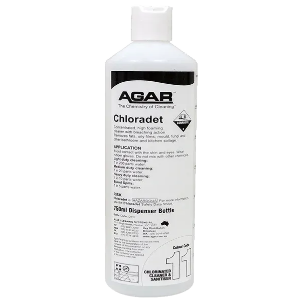 Agar Chloradet 750ml Empty Squirt Bottle