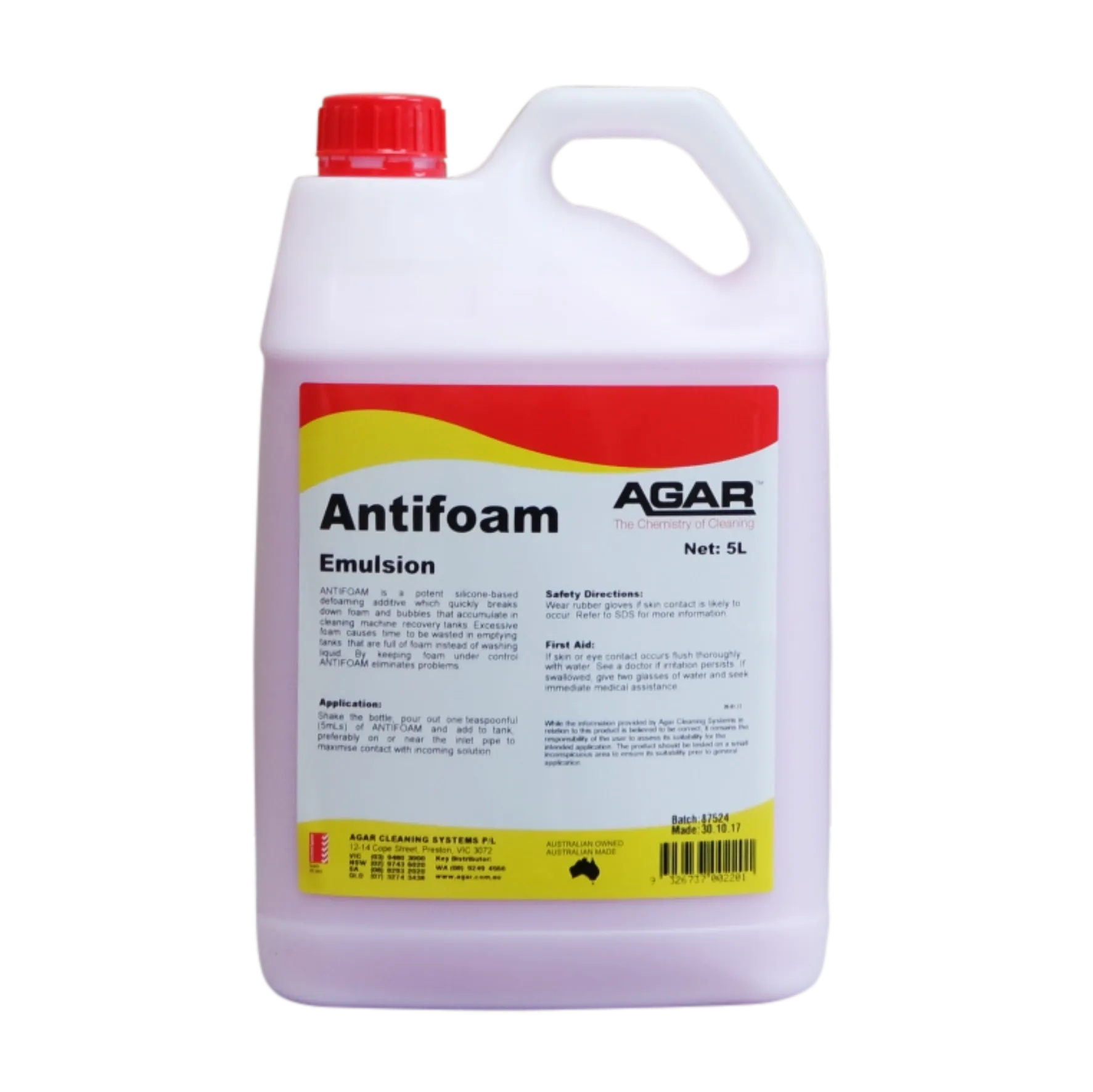 Agar Antifoam Emulsion Various Sizes