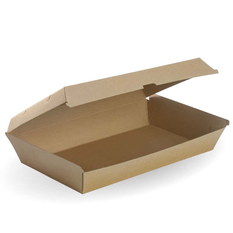 Biopak Family box - 290 x 170 x 85mm - kraft (Carton 100)
