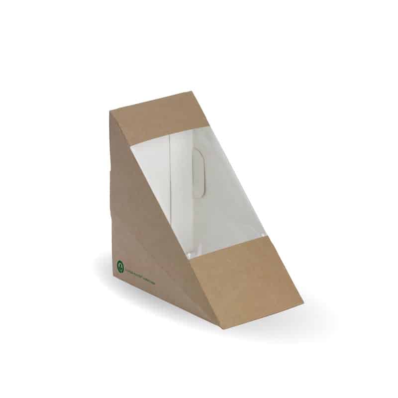 Biopak Medium BioBoard Sandwich Wedge (Carton 500)