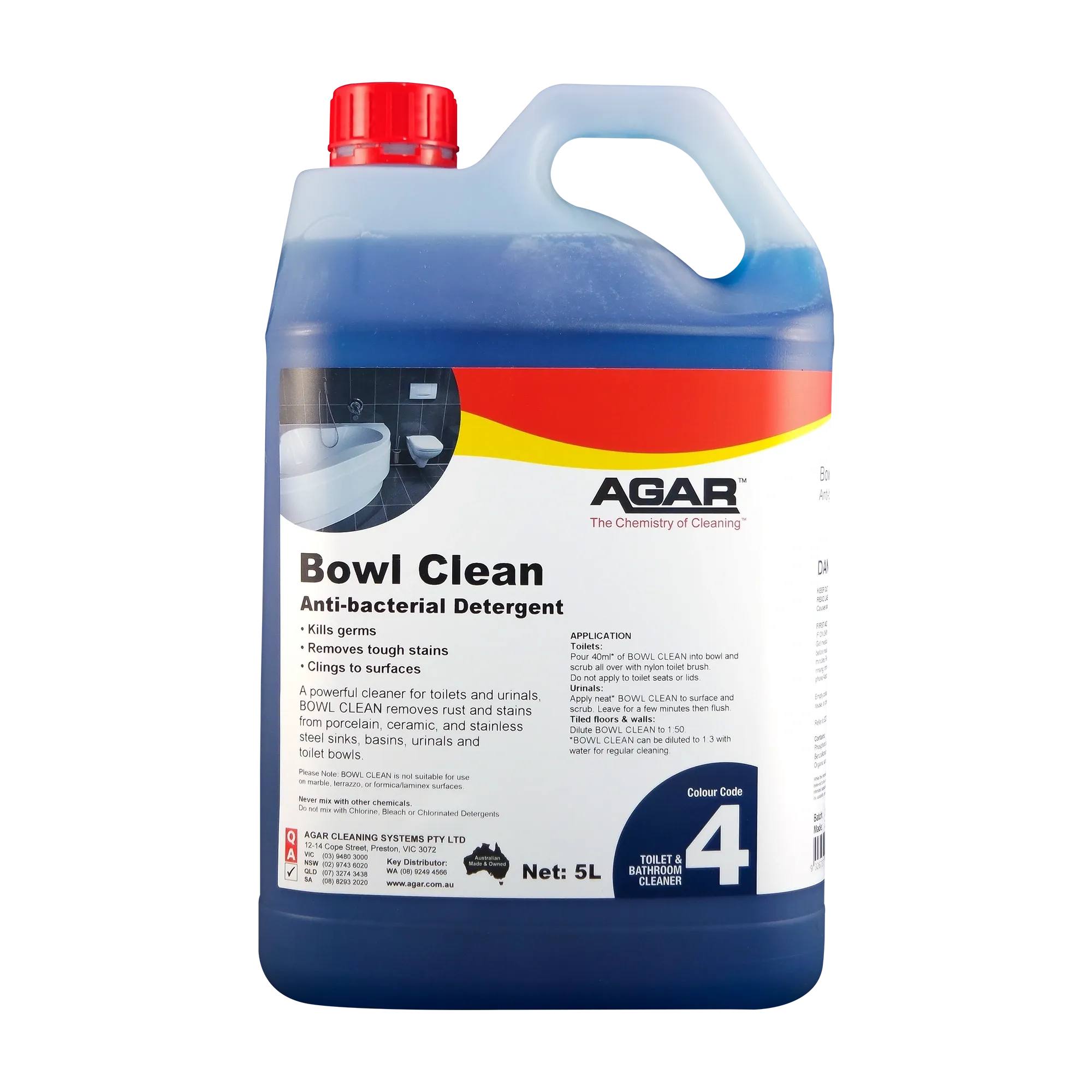 Agar Bowl Clean Anti-bacterial Detergent
