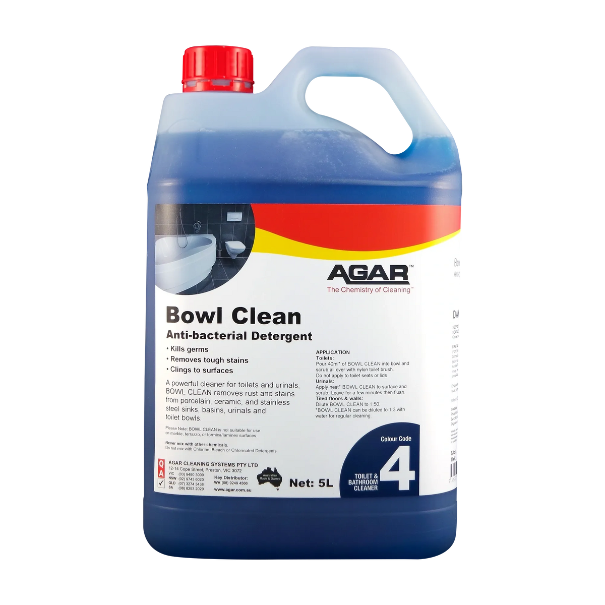 Agar Bowl Clean Anti-bacterial Detergent