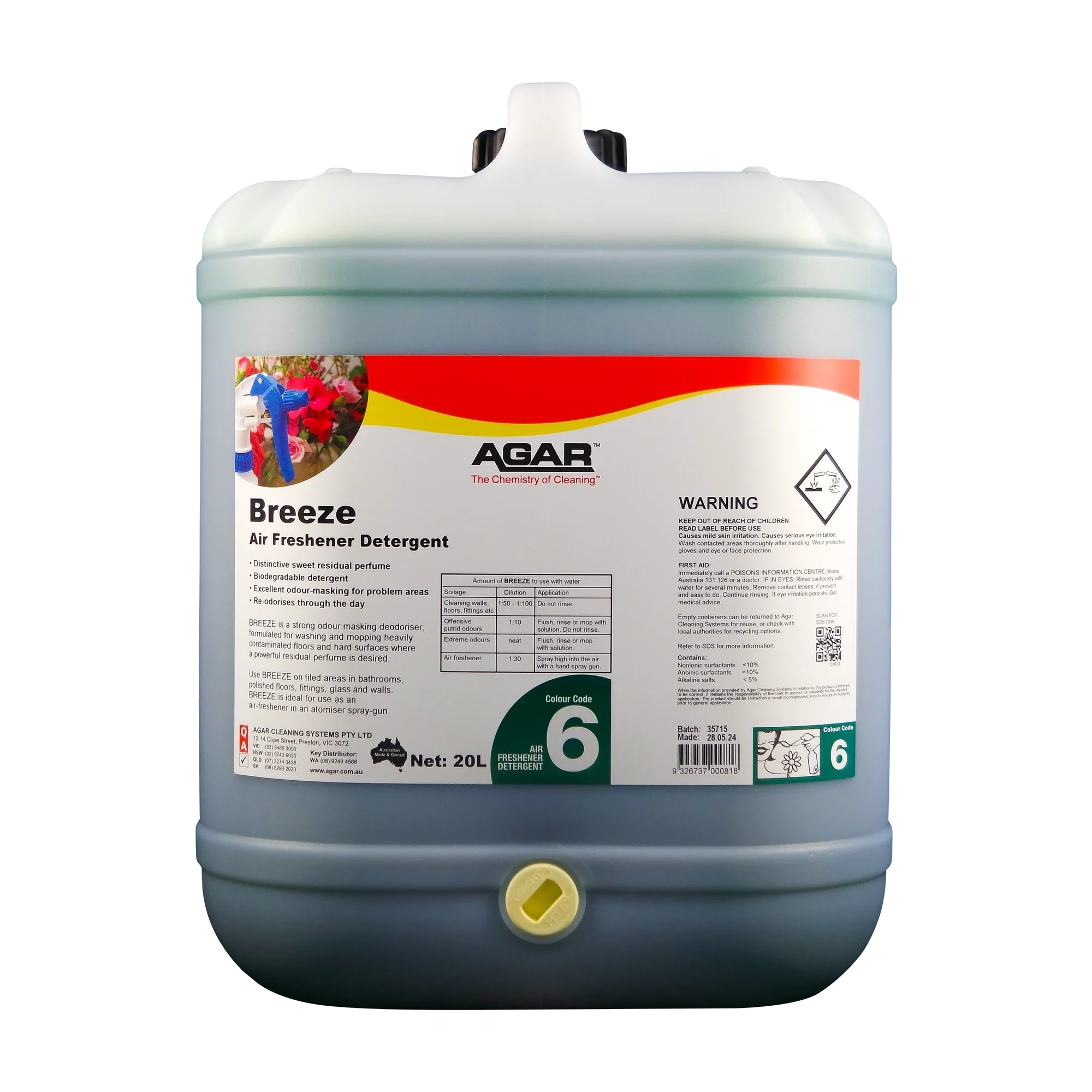 Agar Breeze Air Freshener Detergent