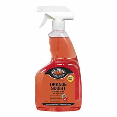 Citrus Resources Orange Squirt Spray & Wipe Various Sizes GECA Approved
