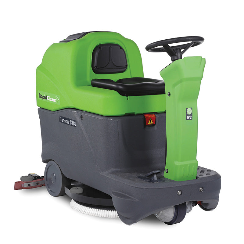RapidClean IPC CT80 BT60 Ride-On Scrubber-Dryer