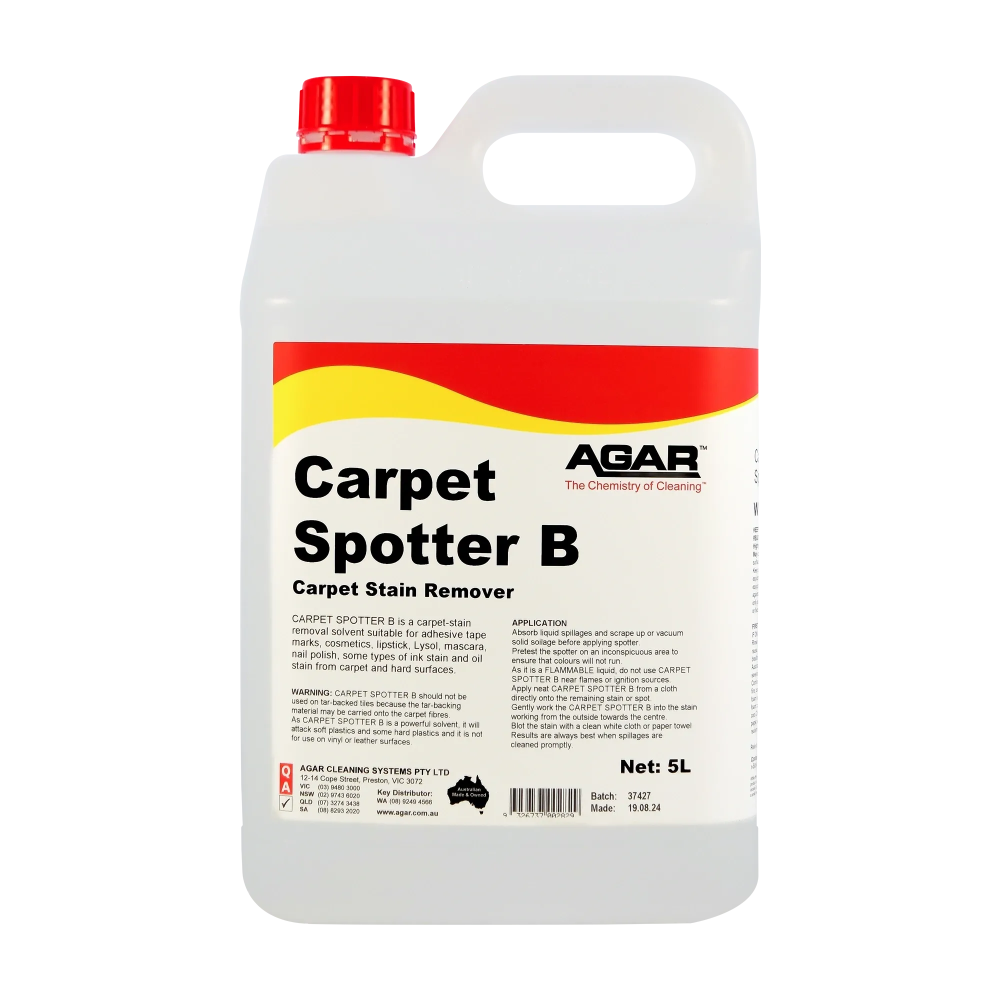 Agar Carpet Spotter B Carpet Stain Remover